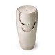 Glitzhome 29.25"H Oversized Sand Beige Ceramic Pot Fountain with Pump and LED Light