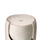 Glitzhome 29.25"H Oversized Sand Beige Ceramic Pot Fountain with Pump and LED Light