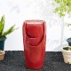 Glitzhome 29.25"H Oversized Red Ceramic Pot Fountain with Pump and LED Light