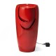 Glitzhome 29.25"H Oversized Red Ceramic Pot Fountain with Pump and LED Light