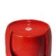 Glitzhome 29.25"H Oversized Red Ceramic Pot Fountain with Pump and LED Light