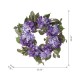 Glitzhome 22"D Artificial Hydrangea Wreath