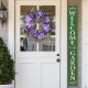 Glitzhome 22"D Artificial Hydrangea Wreath