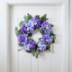 Glitzhome 22"D Artificial Hydrangea Wreath