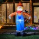 Glitzhome 9FT Lighted Inflatable Scarecrow Décor