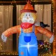 Glitzhome 9FT Lighted Inflatable Scarecrow Décor