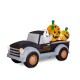 Glitzhome Lighted Inflatable Truck with Jack-O-Lantern Pumpkins Decor