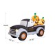 Glitzhome Lighted Inflatable Truck with Jack-O-Lantern Pumpkins Decor