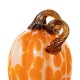 Glitzhome S/3 Orange Glass Pumpkin & Gourd