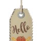 Glitzhome 35.5"H Fall and Thanksgiving Double Sided Wooden Tag Porch Sign