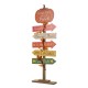 Glitzhome 42.5"H Fall Wooden Pumpkin Patch Porch Sign