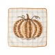 Glitzhome 18" Fall Embroidered Pumpkin Pillow Cover