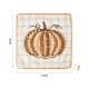 Glitzhome 18" Fall Embroidered Pumpkin Pillow Cover