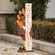 Glitzhome 36"H Thanksgiving Wooden Turkey Welcome Porch Decor