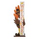 Glitzhome 36"H Thanksgiving Wooden Turkey Welcome Porch Decor