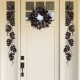 Glitzhome S/3 Lighted Halloween Bat Garland and Wreath