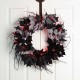 Glitzhome S/3 Lighted Halloween Bat Garland and Wreath