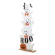 Glitzhome 37.5"H Halloween Wooden Stacked Ghost Porch Decor