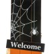 Glitzhome 36"H Halloween and Fall Double Sided Wooden Scarecrow/Pumpkin Porch Decor