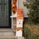 Glitzhome 36"H Halloween and Fall Double Sided Wooden Scarecrow/Pumpkin Porch Decor