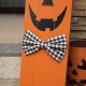 Glitzhome 36"H Halloween and Fall Double Sided Wooden Scarecrow/Pumpkin Porch Decor