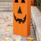 Glitzhome 30"H Halloween Lighted Wooden Pumpkin Porch Decor