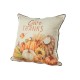 Glitzhome 18"L X 18"W Thanksgiving Embroidered Pillow