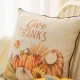 Glitzhome 18"L X 18"W Thanksgiving Embroidered Pillow