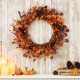 Glitzhome 22"D Fall Eucalyptus Berry Wreath