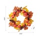 Glitzhome 24"D Apple Berry Leaf Wreath