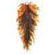 Glitzhome 26"H Sunflower Pumpkin Leaf Swag