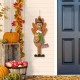 Glitzhome 36"H Thanksgiving Metal Turkey Yard Stake, Standing Decor or Hanging Decor (Three function)