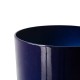 Glitzhome Set of 2 Oversized Eco-Friendly PE Cobalt Blue Faux Ceramic Tall Pot Planter