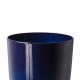 Glitzhome Set of 2 Oversized Eco-Friendly PE Cobalt Blue Faux Ceramic Tall Pot Planter