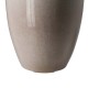 Glitzhome Set of 2 Oversized Eco-Friendly PE Sand Beige Faux Ceramic Tall Pot Planter