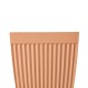 Glitzhome Set of 2 Oversized Eco-Friendly PE Terracotta Tapered Tall Fluted Pot Planter