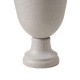 Glitzhome Set of 2 Oversized Eco-Friendly PE Sand Beige Faux Terrazzo Urn Planter