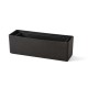 Glitzhome Set of 2 Oversized Eco- Friendly PE Oversized Faux Marble Rectangle Planter