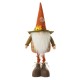 Glitzhome Fall Telescoped Fabric Gnome Standing Decor