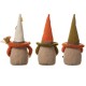 Glitzhome Set of 3 13"H Fall Fabric Gnome Decor