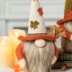 Glitzhome Set of 3 13"H Fall Fabric Gnome Decor