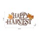 Glitzhome 23.75"L Metal "HAPPY HARVEST" Wall Decor