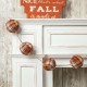 Glitzhome 78.75"L Fall Plaid Balls Garland