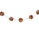 Glitzhome 78.75"L Fall Plaid Balls Garland