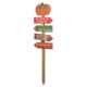 Glitzhome 41.75"H Fall Wooden Pumpkin Patch Yard Stake