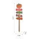 Glitzhome 41.75"H Fall Wooden Pumpkin Patch Yard Stake