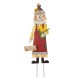 Glitzhome 37.25"H Metal Scarecrow Yard Stake/Standing/Hanging Sign Decor (Three Function)
