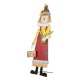 Glitzhome 37.25"H Metal Scarecrow Yard Stake/Standing/Hanging Sign Decor (Three Function)