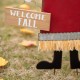 Glitzhome 37.25"H Metal Scarecrow Yard Stake/Standing/Hanging Sign Decor (Three Function)