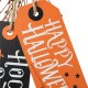 Glitzhome 24.75"H Halloween Wooden Doorknob Hanging Decor
